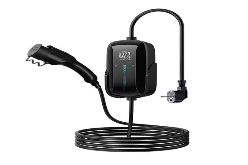 RU-AC-Q700 Portable On-Board Charger, Home Smart Screen Charging Gun